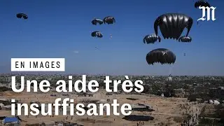 Aide humanitaire largu&eacute;e &agrave; Gaza : une m&eacute;thode &laquo; co&ucirc;teuse &raquo; et &laquo; dangereuse &raquo;