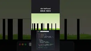 Stick hero #coding #python #javascript #code #developer #codes #animation #js #programming #games