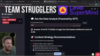 Social Media Analyzer using Langflow & DataStax | Level Supermind Hackathon | Team Strugglers