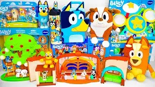 Bluey Toy Collection Unboxing Review 💙 Bluey School Friends Playset 🐾 Bluey Winton Plush Toy