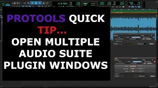 Protools Quick Tip | Open multiple audio suite plugin windows