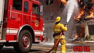 Becoming a Firefighter in Europa RP 🔥 | FDSA Mission | GTA SA Roleplay
