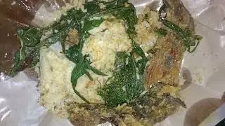 Nasi Padang lauk ikan lele 