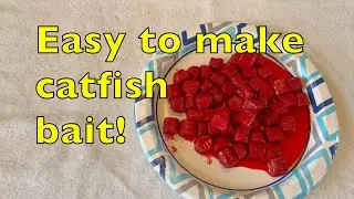 HOMEMADE catfish bait NO MESS & NO STINK.