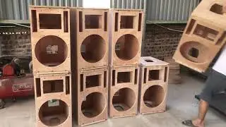 15 inch bass Array speaker design   Speaker cabinet manufacturing skills
