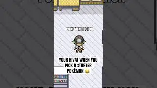 Your rival when you pick a starter Pok&eacute;mon 😂#pokemon #shorts