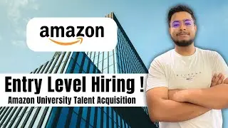 Amazon Hiring Freshers!! | SDE I &ndash; University Talent Acquisition