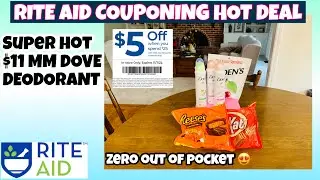 RITE AID COUPONING/ HOT DEAL ON DOVE DEODORANT 😍😍/Learn Rite Aid Couponing