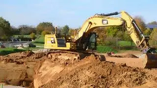 Chantier terrassement  pour construction d'un dépôt (Perpezac 2025)#equipment