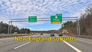 Driving from North Andover, MA to Windham, NH | 4K POV with GoPro 12