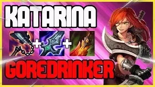 Bazerath || SEASON 11 KATARINA GOREDRINKER BUILD: AD Katarina Mid Has Insane Lifesteal!