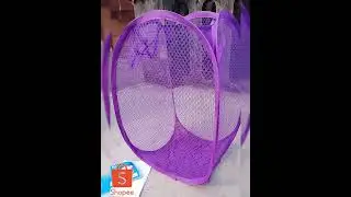 $60 Unboxing Clothing Basket Mini laundary Bag Shoppe Product Unboxing