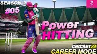 Power Hitting - CRICKET 24 CAREER MODE In Sinhala Season 02 Episode #05