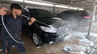 First Wash in 20 Years: HYUNDAI SANTA FE 2010! | Car Detailing Restoration