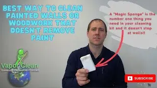 Best Way To Clean Painted Walls - Magic Sponge!