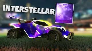 All Painted 'INTERSTELLAR' Black Market Decals On Rocket League