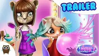 Amy's Animal Hair Salon 😻 The Best Beauty Salon for Cats | TutoTOONS