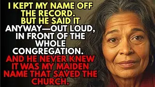 My pastor said anonymous donor saved the church&mdash;he didn&rsquo;t know the donor listed my maiden name only