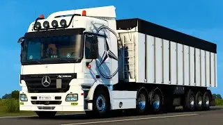 ETS2 | Mercedes MP2 Open Pipe And Fruehauf Trailer [1.41] | ProMods 2.52