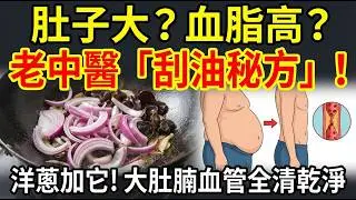 洋蔥+它=刮油神隊友？老中醫7天瘦肚降脂計畫，科學觀點拆解內臟脂肪