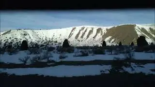 Last outlook of Spring snow of eastern edges of Great Basin on I-15 S Pocatello to SLC.   2023-04-07