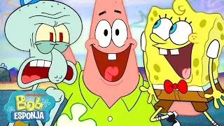 O Show do Patrick Estrela | Bob Esponja INVADINDO o Show do Patrick por 38 Minutos 🧽⭐️ | Português