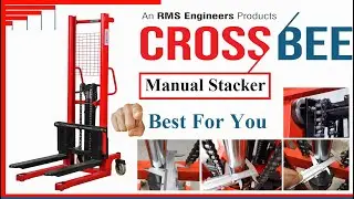 Manual Stacker | Hydraulic Manual Stacker | Hand Pallet Stacker | High Lift Stacker | 5 Feet Stacker