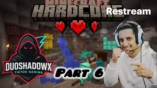 beating minecraft hardcore live with bro pt(6)