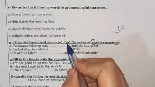 الاولى ثانوي أدبي/ الفرض الاول المقترح للانجليزية الفصل الاول 2021