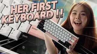 My Girlfriend builds her FIRST Custom Keyboard!! (Keyboard Beginners Guide & Tips)