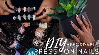 Pro DIY Easy Perfect Gel Nails for Beginners! Affordable Press On Products Nail Addict