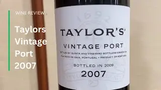 Wine Review: Taylors Vintage Port 2007- in the Emirates Lounge Auckland