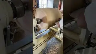 赤樫　woodturning oneway 2436