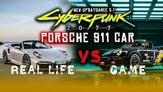 Porsche 911 turbo s cabriolet- Cyberpunk 2077 VS Real-life&nbsp;(update2.1) #cyberpunk2077