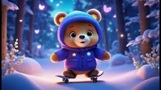 The Bear Who Went Ice Skating ⛸️🐻 | Funny Nursery Rhymes Songs for Kids & Toddlers