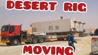 rig mover for heavy equipment |  how to rig move in Saudi  arabia | heavy equipment moving  #rigmove
