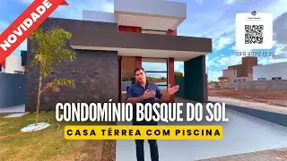 🟢 A CASA + LINDA DO CONDOMÍNIO BOSQUE DO SOL | 3 QUARTOS | PISCINA PRIVATIVA | LAZER CLUB R$829 MIL