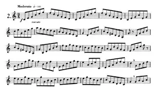 Wilhelm WURM 40 Etudes for Trumpet  - 02 Moderato