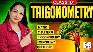 Class 10 Maths | Chapter 8 Trigonometry 📘 | Exercise 8.2 Question 1 | NCERT CBSE 2025 ✅|themathlens