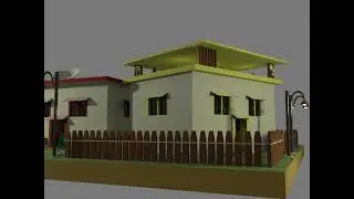 Cozy House Environment | Stylized Low Poly Scene | 3ds Max 2024 + Arnold Render