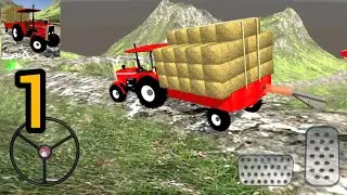 Offroad Tractor Driving Game - Turkish Style Bale Transport - Tractor Simulator Game - Android,ios 