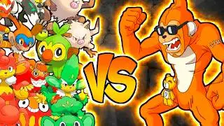 Pok&eacute;mon Monkeys VS Etemon 🦧 - Pok&eacute;mon vs Digimon Battle | Sprite Animation