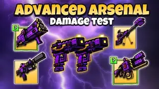 FULL Advanced Arsenal Damage Test! | Pixel Gun 3D
