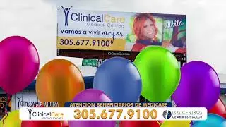 Comercial de Clinicalcare Medical Centers. Una producci&oacute;n de Nueva Vision TV