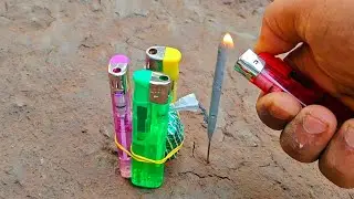 Sutli Boom vs Gas Lighter Reaction | Fireworks Experiment Test