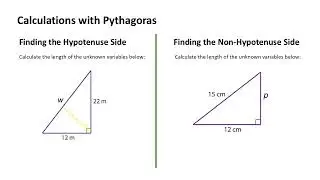 Pythagoras - Hypotenuse or Non-Hypotenuse
