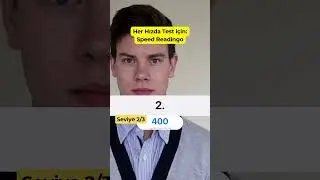 Hızlı okuma testi 🏎️