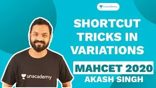 Shortcut Tricks in Variations for MAHCET by Akash Singh