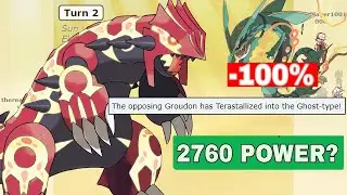 TERA GHOST GROUDON DESTROYS POKEMON IN POKEMON SHOWDOWN | Pokemon Scarlet and Violet