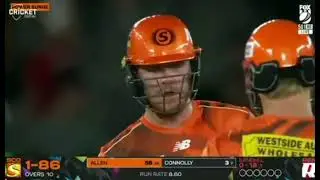 3 sixes in a row by Allen in the BBL💣🎆🔥